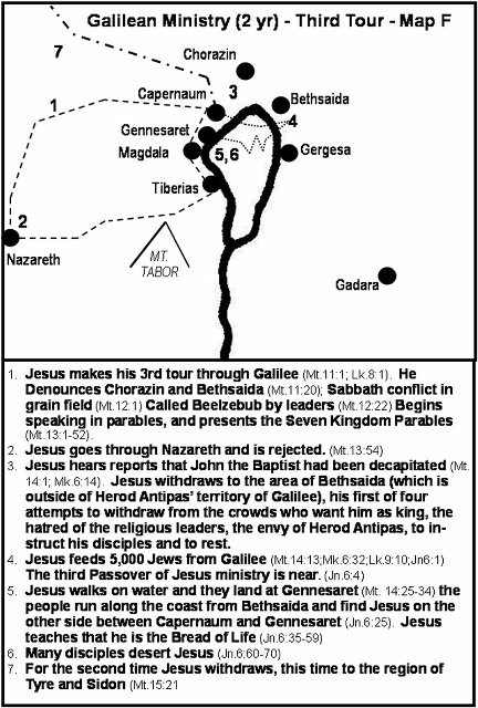 Jesus' Thrid Tour of Galilee